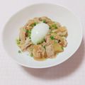 まあまま☆0403's cooksnap of when they made 豚肉おかずの素で温玉丼.