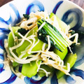 kinniko's cooksnap of when they made えのきとちんげん菜の簡単お浸し.