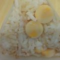 あゆたっくん's cooksnap of when they made 卵パックで！チーかまのコロコロおにぎり.