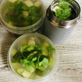 さくらん餅's cooksnap of when they made きゅうり玉ねぎとお揚げさんの味噌汁.