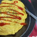 ぐりtoぐら's cooksnap of when they made 卵1個でつくるオムライス♡.