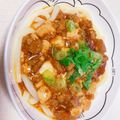 茶太郎ラッシュ･ω･'s cooksnap of when they made あまった麻婆豆腐deピリ辛チーズうどん♪.