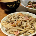 まなポコ's cooksnap of when they made キノコとソーセージの簡単温マヨサラダ.
