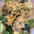 no1642's cooksnap of when they made 材料3つ、簡単サバ缶で卵とじ。.