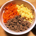 豆乳pudding's cooksnap of when they made 簡単 そぼろ三色丼.