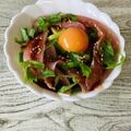 さくらん餅's cooksnap of when they made 生ハムときゅうりのユッケ.