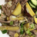 クック2H9MD0☆'s cooksnap of when they made さつまいもと豚バラのネギ塩炒め.