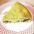 くしんぼう丸's cooksnap of when they made 簡単♪抹茶と甘納豆のチーズケーキ.
