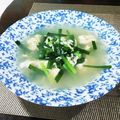 クックMO63WW☆'s cooksnap of when they made ニラとたまごの簡単コンソメスープ.