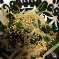 んりおか's cooksnap of when they made もやしとワカメのナムル☆.