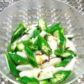 ゆうかりおん's cooksnap of when they made 和食小鉢♪オクラと長芋の梅肉とろろ和え.
