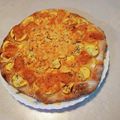 お山のエイ's cooksnap of when they made 簡単！ズッキーニピザ.
