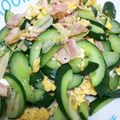 かとまり126's cooksnap of when they made 簡単！きゅうりと卵の中華炒め.