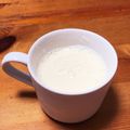 筋トレに励む男's cooksnap of when they made ☆寝る前リンゴ酢豆乳ドリンク☆.