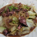 marriott's cooksnap of when they made いかとキャベツのオイスターソース炒め.