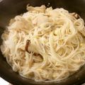 ベティ３'s cooksnap of when they made 簡単ヘルシー！キノコの卵とじにゅう麺♪.
