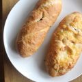みるく茶's cooksnap of when they made マカダミアナッツとチョコのミルクフランス.