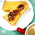 ふうはっちゃん's cooksnap of when they made あんこときな粉のトースト☆.