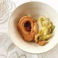yesmama's cooksnap of when they made 車麩のすき焼き風煮.