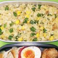 クックDAD's cooksnap of when they made ひき肉といんげんとコーンのカレー炒飯.