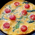 こけしビタミン's cooksnap of when they made ほうれん草とミニトマトのオムレツ.