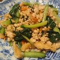 ☆baobab☆'s cooksnap of when they made ひき肉・小松菜・人参・油揚げの野菜炒め煮.