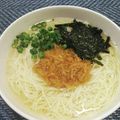 ☆のん☆☆'s cooksnap of when they made なめ茸そうめん.