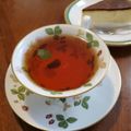 のんびりご飯's cooksnap of when they made 鳥取紅茶陣構のレモンバームティー.