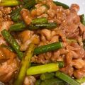 aikins's cooksnap of when they made 美味しい！ニンニクの芽と豚肉の甘辛炒め.