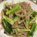 けんよこ's cooksnap of when they made 簡単♪小松菜とつきこんにゃくのからし和え.