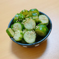 みーみーみかーん's cooksnap of when they made 簡単！きゅうりのごま味ぽん浅漬け♪.