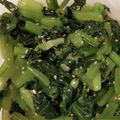 あしゃかまんん's cooksnap of when they made レンジで簡単☆小松菜のナムル.