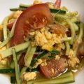けんよこ's cooksnap of when they made 簡単10分♪夏野菜の春雨サラダ.