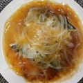 ケロリン55☆'s cooksnap of when they made 中華風⭐鱈(白身魚)のレンジ蒸し.