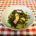 龍青空ママ's cooksnap of when they made 小松菜とひじき、油揚げの煮びたし.
