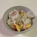 papikun's cooksnap of when they made 白だしdeなんちゃって炒飯.
