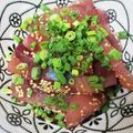けーぴぃ＊'s cooksnap of when they made カンパチの博多胡麻醤油仕立て.