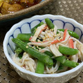 クックGSPP23☆'s cooksnap of when they made 冷凍いんげんとカニカマのごましゃぶ和え.