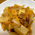e2yu's cooksnap of when they made 余ったすき焼きのタレで！麻婆厚揚げ.