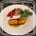 ♪キッチンmama's cooksnap of when they made サーモンの胡麻酢照り焼き。.