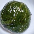 cyobindish's cooksnap of when they made 蕗の葉のおにぎり.