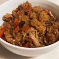 ranrani_i's cooksnap of when they made チャーシューと煮汁で！中華おこわ風.