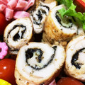 TakaE♡'s cooksnap of when they made ◎海苔とチーズの鶏ささみ巻き◎.