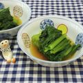 みかかめ's cooksnap of when they made 小松菜のわさびお浸し.