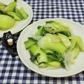 みかかめ's cooksnap of when they made 【おつまみ】チンゲン菜と玉ねぎの炒め物.