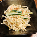 murasakii's cooksnap of when they made きゅうりともやしとカニカマのマヨ和え.