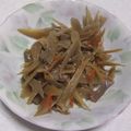 きらり流れ星's cooksnap of when they made ごぼう人参こんにゃくのきんぴら♪.