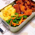 Miella's cooksnap of when they made DK（男子高生）のガッツリ即席三色弁当.