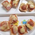 るこちゃんまま's cooksnap of when they made 粗挽きウインナーとチーズたっぷりトースト.