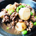 kinniko's cooksnap of when they made 里芋と牛肉の煮っころがし.